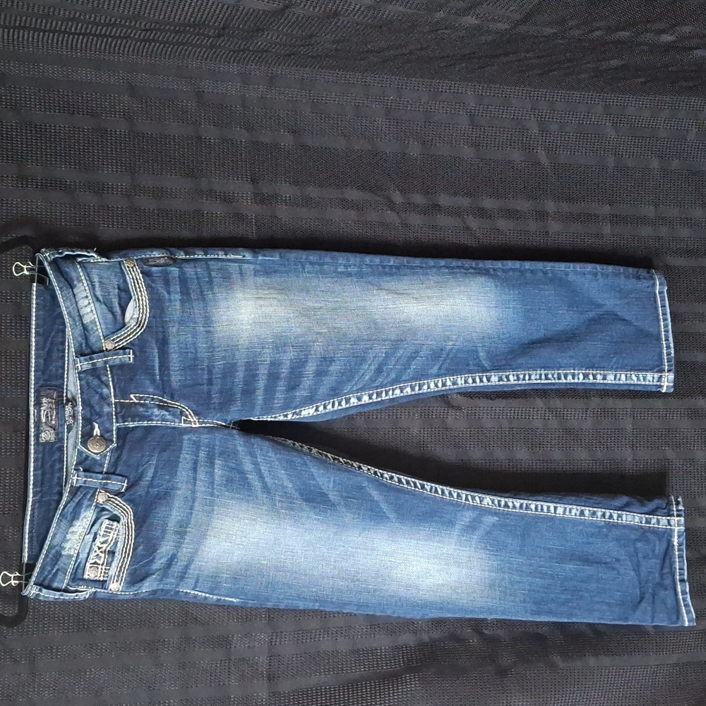 Silver Capris, size 29
